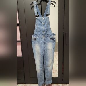 Women's Blue Denim Overalls